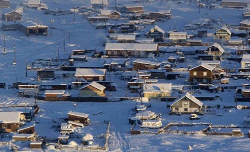    خبر سردترین و یخبندان ترین روستای زمین !