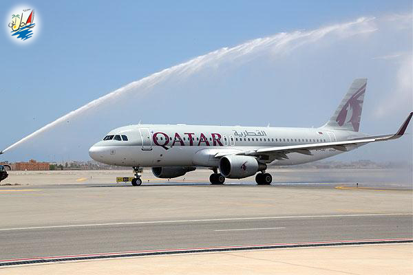   خبر گرفتن جشن شرکت هواپیمایی قطر به مناسبت پنج سالگی خدمات خود به صلالة (عمان) 