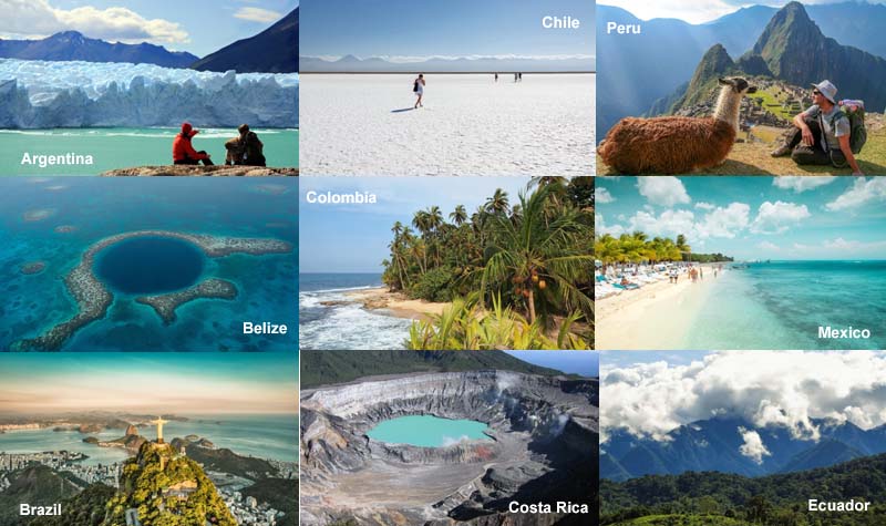    خبر آیا میدانستید 10 تا از بهترین کشورهایی که میتوانید در امریکای مرکزی و جنوبی ببینید کدامند؟