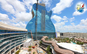    خبر افتتاح اولین هتل 5 ستاره به شکل گیتار در هالیوود