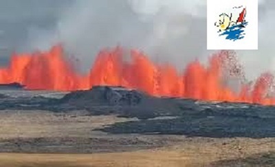    خبر جلوه‌گری طبیعت با فوران آتشفشان در جنوب غربی ایسلند