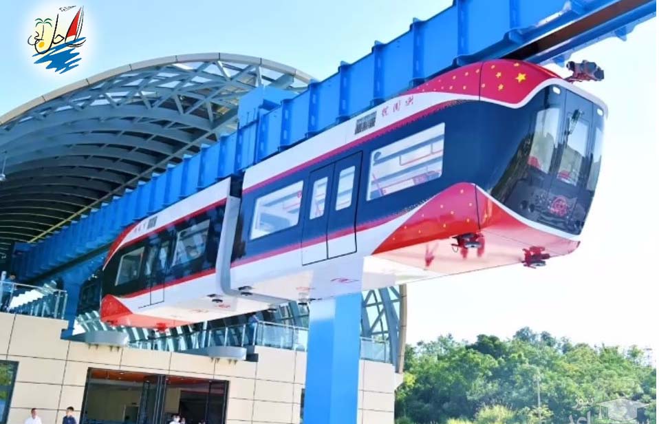  خبر رونمایی از نخستین قطار هوایی با خط مغناطیسی معلق در چین 